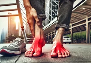 Pain from the Pressure of Walking